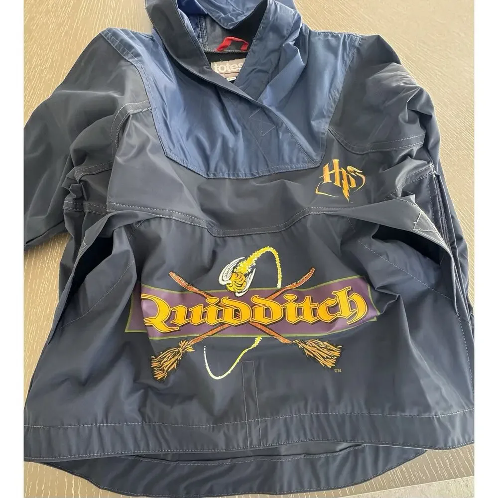 Vintage Harry Potter Quidditch Pullover Rain Jacket by Totes-NWT Youth S (8/10)